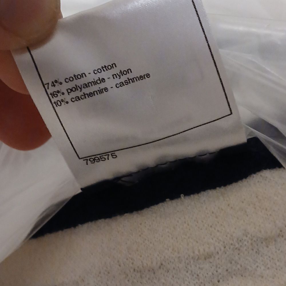 🔥SALE🔥 AUTHENTIC CHANEL CREAM RUFFLE BLACK SLEEVELESS MINI DRESS SIZE 38 - Picture 13 of 13
